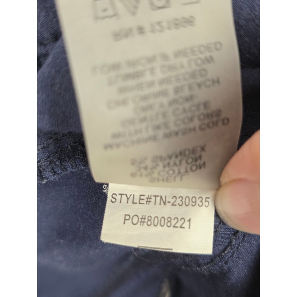 Title Nine Clamber Pants Women 6 Navy Blue Cotton Nylon Stretch Hiking TN-230935 - Picture 7 of 10